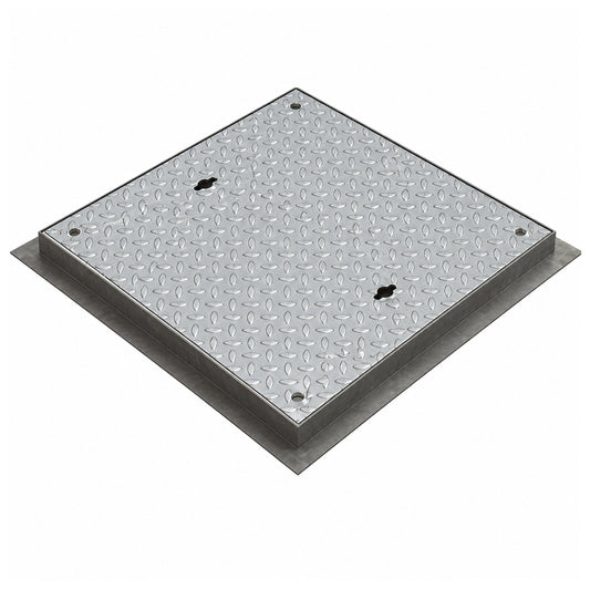 600 x 600mm Sealed & Locking Solid Top Manhole Cover