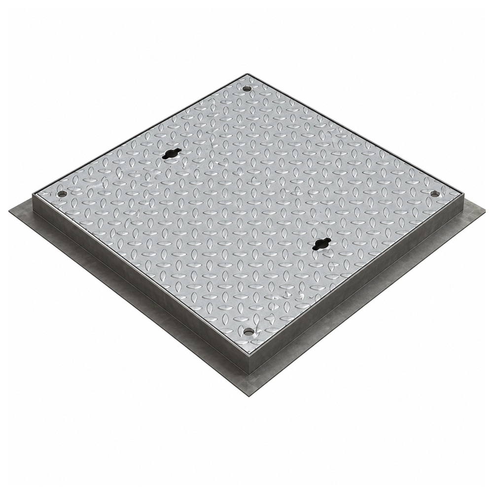 300 x 300mm Sealed & Locking Solid Top Manhole Cover