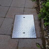 300 x 300mm Sealed & Locking Solid Top Manhole Cover