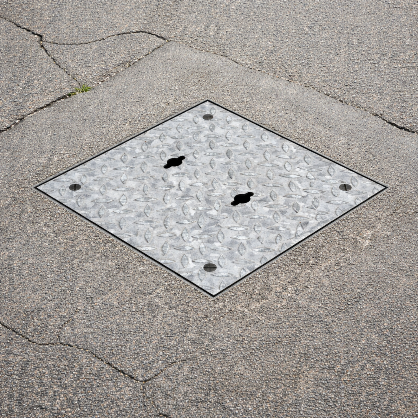 300 x 300mm Plain Seated Solid Top Manhole Cover