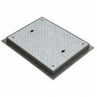 600 x 450mm Sealed & Locking Solid Top Manhole Cover