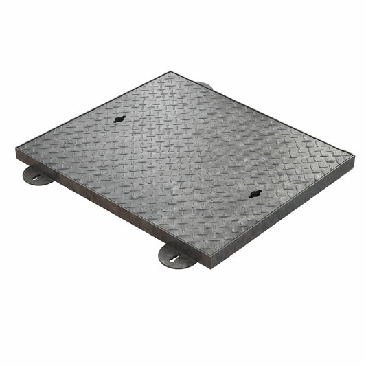 750 x 600mm Plain Seated Solid Top Manhole Cover