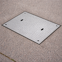 750 x 600mm Plain Seated Solid Top Manhole Cover