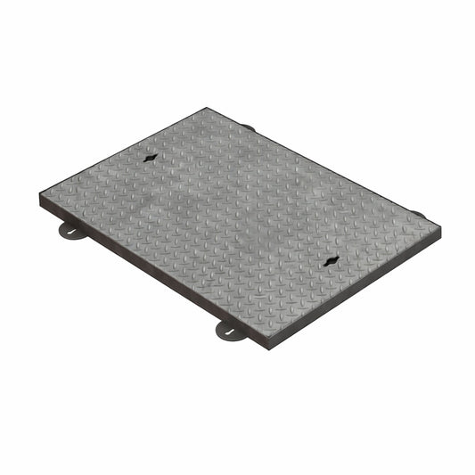 900 x 600mm Plain Seated Solid Top Manhole Cover