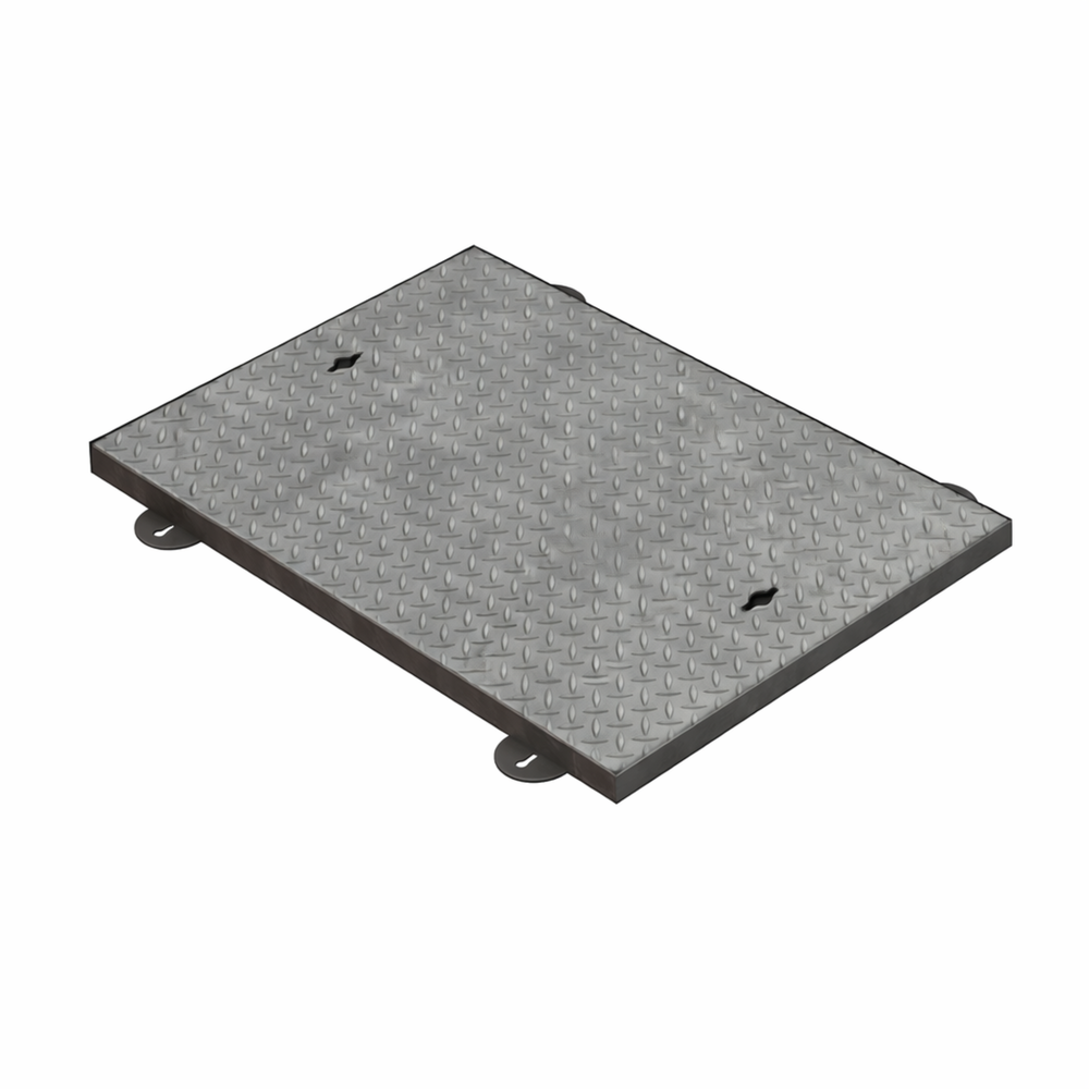 900 x 600mm Plain Seated Solid Top Manhole Cover