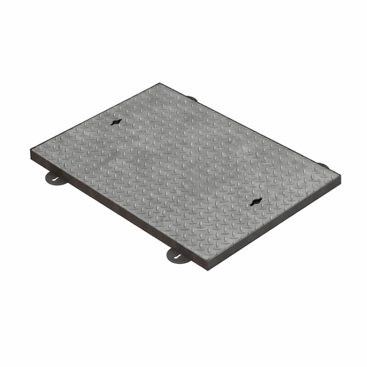 900 x 600mm Plain Seated Solid Top Manhole Cover