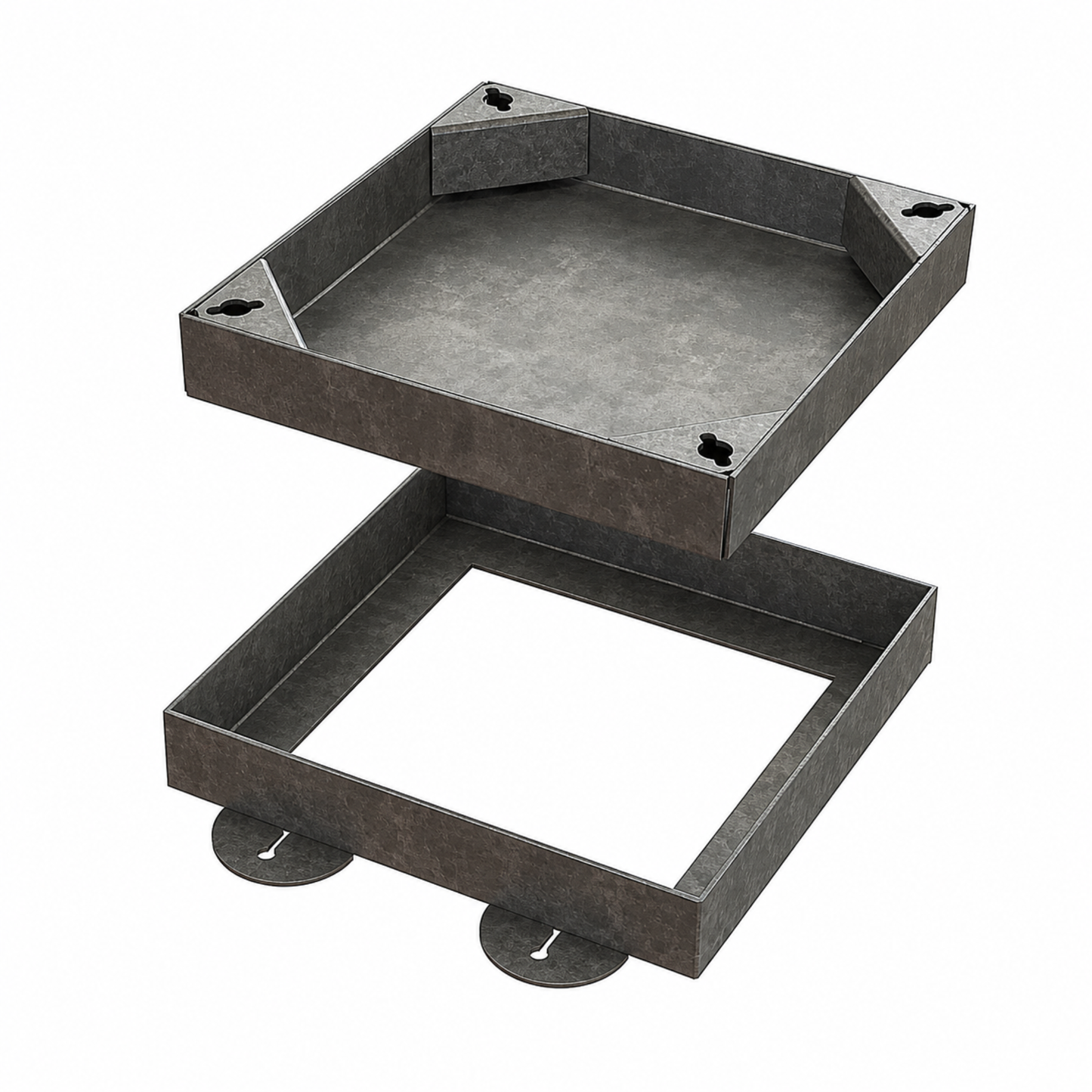 300 x 300mm Block Paving Recessed Manhole Cover 10 Tonne, 60mm Tray