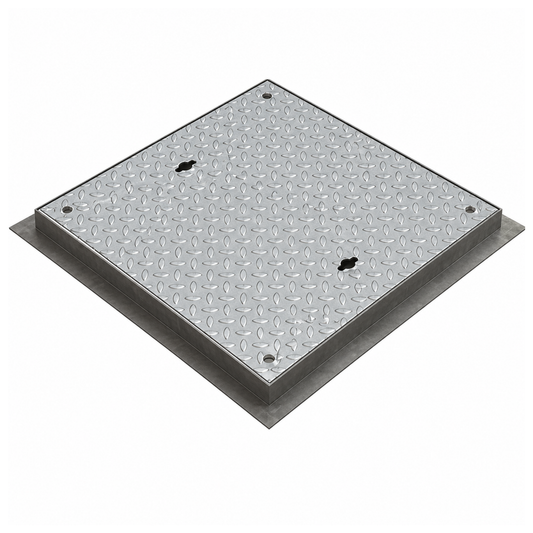 450 x 450mm Sealed & Locking Solid Top Manhole Cover