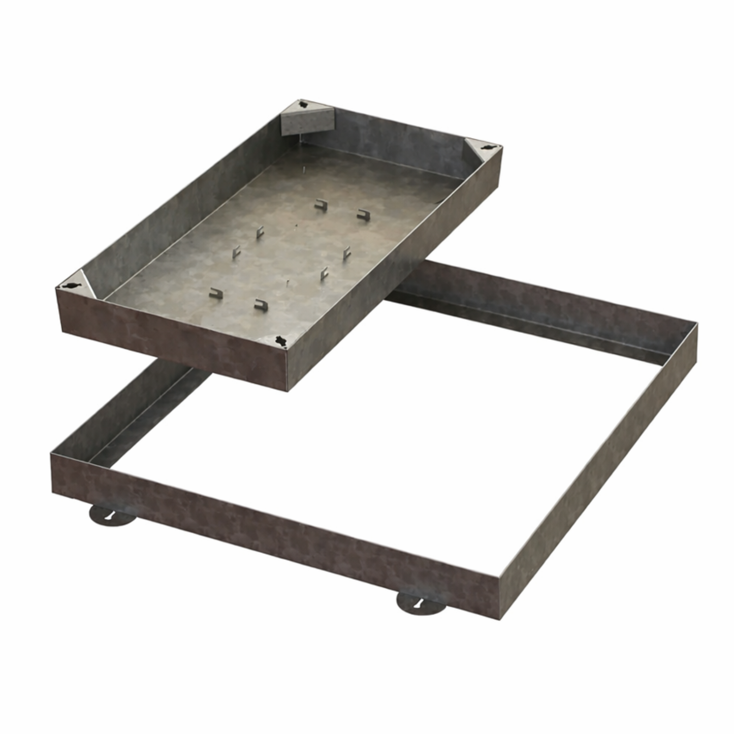 900 x 900mm Block Paving Recessed Manhole Cover 10 Tonne 2 Part