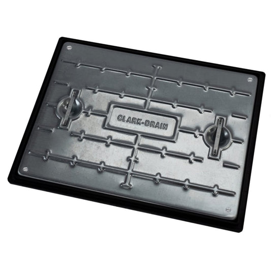 600 x 450mm Sealed & Locking Solid Top Manhole Cover, 10 Tonne
