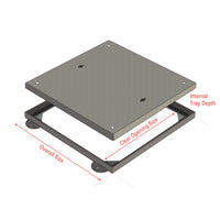 600mm Diameter Ductile Iron Manhole Cover and Frame B125