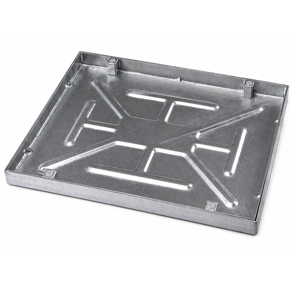 600 x 450mm Sealed & Locking Recessed Manhole Cover Galvanised Steel