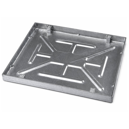 600 x 450mm Sealed & Locking Recessed Manhole Cover Galvanised Steel