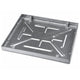 600 x 450mm Sealed & Locking Recessed Manhole Cover Galvanised Steel