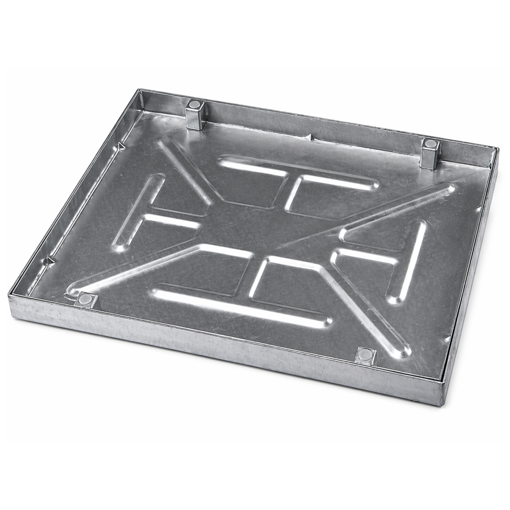 600 x 450mm Sealed & Locking Recessed Manhole Cover Galvanised Steel