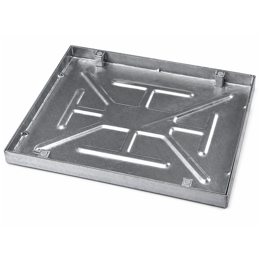 600 x 450mm Sealed & Locking Recessed Manhole Cover Galvanised Steel