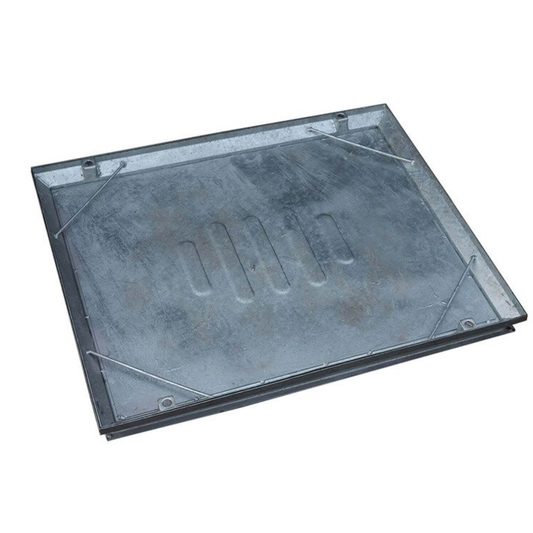 750 x 600mm Sealed & Locking Recessed Manhole Cover