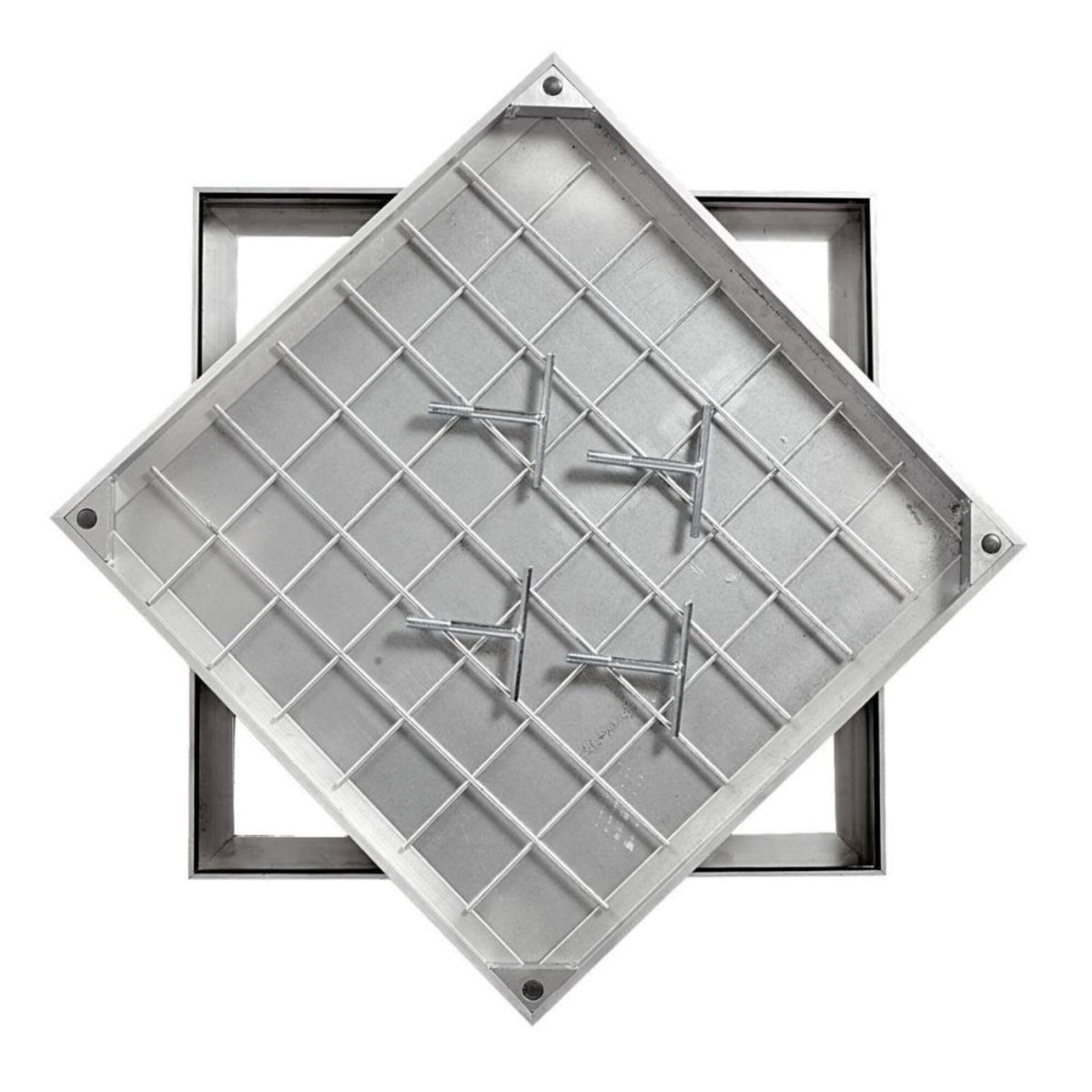 Triple Sealed Aluminium Recessed Manhole Cover 40mm Multiple Sizes