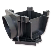 Threshold Channel Drain Accessories with Black Mesh Grating A15