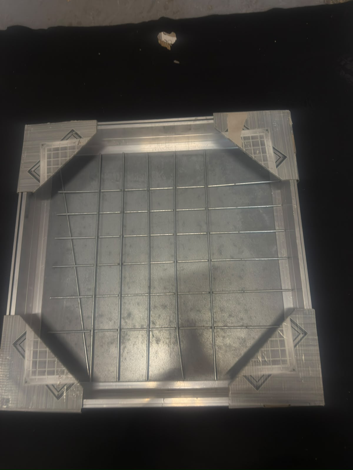Clearance - Damaged Double Sealed Aluminium Recessed Manhole Cover 60mm Depth (Multiple Sizes)