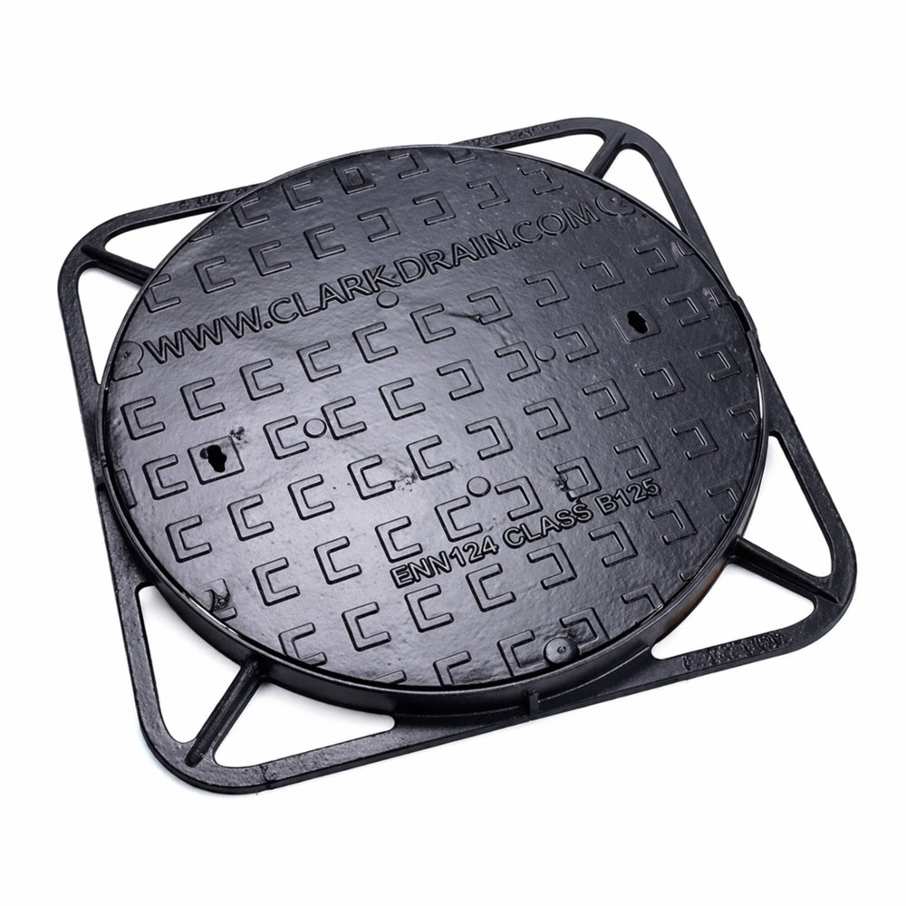 600mm Diameter Ductile Iron Manhole Cover and Frame B125