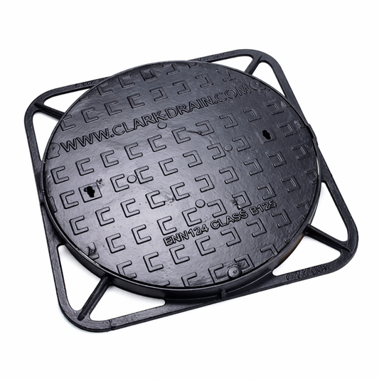 600mm Diameter Ductile Iron Manhole Cover and Frame B125