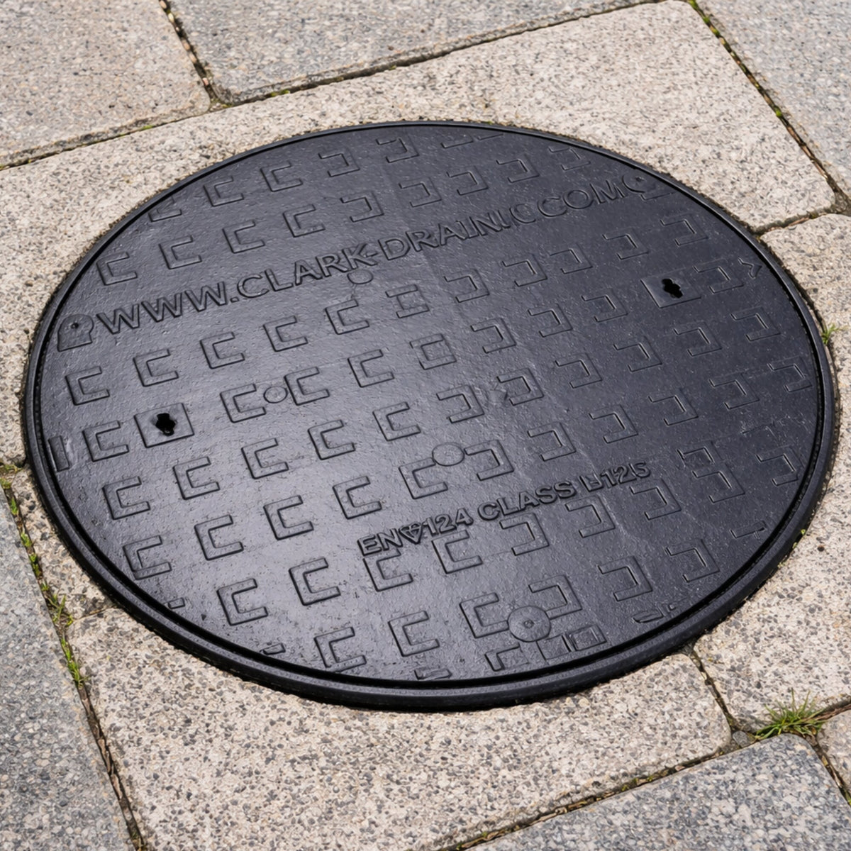 600mm Diameter Ductile Iron Manhole Cover and Frame B125