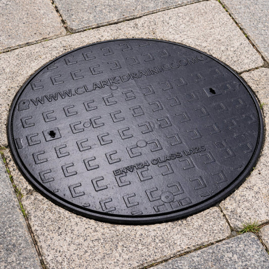 600mm Diameter Ductile Iron Manhole Cover and Frame B125