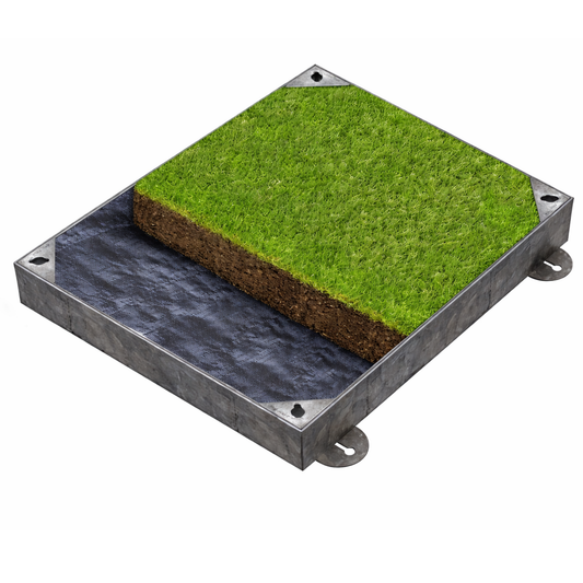 750 x 600mm Grass & Gravel Recessed Manhole Cover 10 Tonne