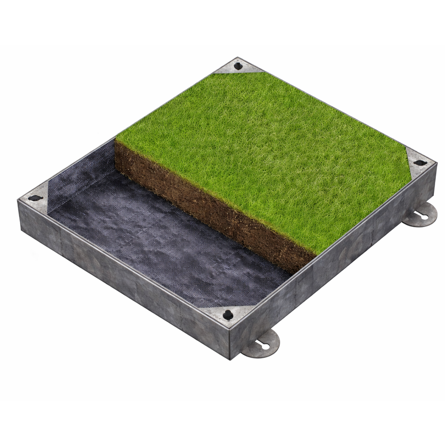 900 x 600mm Grass & Gravel Recessed Manhole Cover 10 Tonne