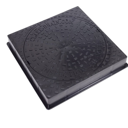 450mm Square to Round Solid Top Manhole Cover, 3.5 Tonne